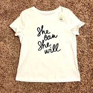 NWT She Can She Will Shirt Top A New Day Target M